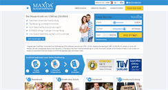 Desktop Screenshot of maxda.de